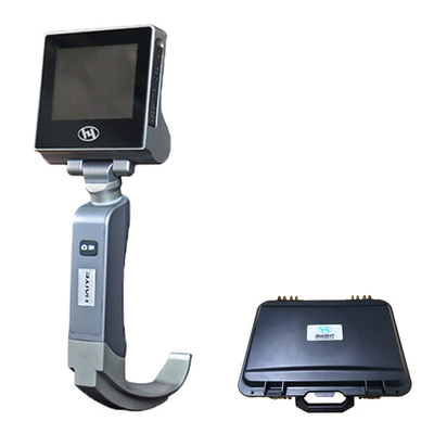 หน้าจอ LCD Laryngoscope วิดีโอแบบพกพาขนาด 3400mA สำหรับการใส่ท่อช่วยหายใจ
