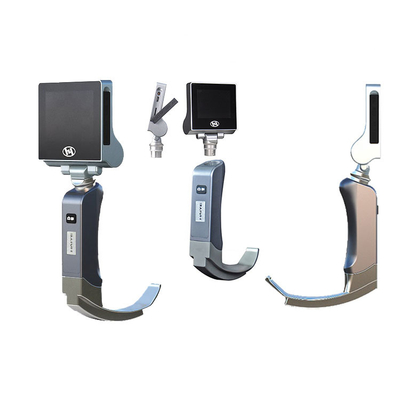 HD 5 Blades Video Laryngoscope ที่ใช้ซ้ำได้ 960X480 ความละเอียดของอุปกรณ์ช่วยหายใจ