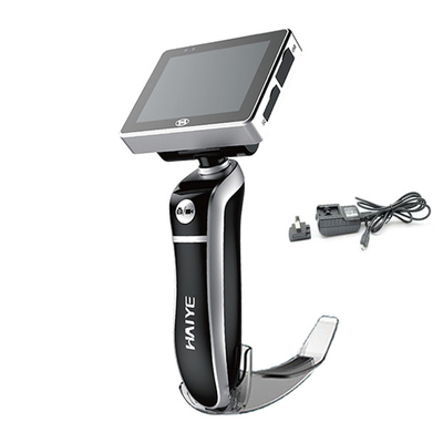 2022 2 ล้านพิกเซล All-in-one กล้องวิดีโอ Laryngoscope แบบชาร์จไฟได้พร้อมใบมีดแบบใช้แล้วทิ้ง 3 ชิ้น