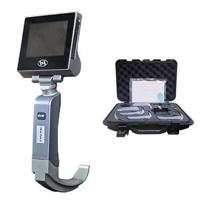 ใบรับรอง CE สเตนเลสสตีลนำกลับมาใช้ใหม่ Haiye Video Laryngoscope พร้อมใบมีด 5 ใบ 2 ล้านพิกเซล