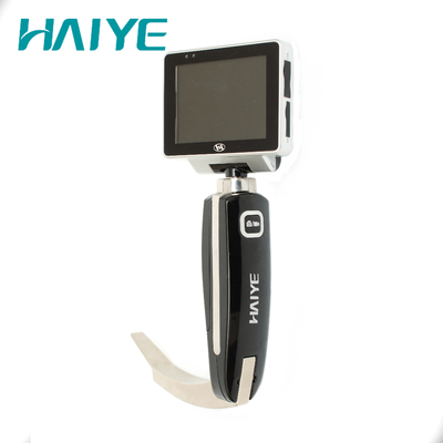 สแตนเลสแบบพกพา HD ทิ้งวิดีโอ Laryngoscope Kit สำหรับการใส่ท่อช่วยหายใจ