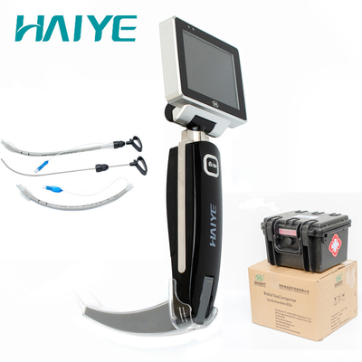 การวางยาสลบใบมีดไฟเบอร์ออปติกวิดีโอ Laryngoscope Handheld Airway Intubation