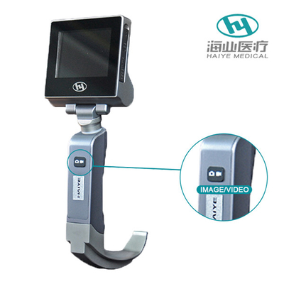 laryngoscope วิดีโอสแตนเลสสำหรับผู้ใหญ่สำหรับการใช้ท่อช่วยหายใจที่ยากลำบาก