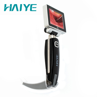 ICU AID ฉุกเฉินนำมาใช้ใหม่ Laryngoscope วิดีโอ 304 สแตนเลส