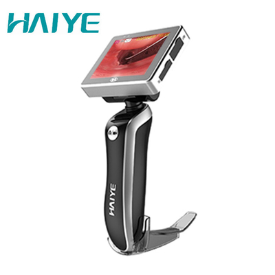 แหล่งกำเนิดแสง LED กันน้ำใช้ครั้งเดียววิดีโอ Laryngoscope ชาร์จแบตเตอรี่ลิเธียม