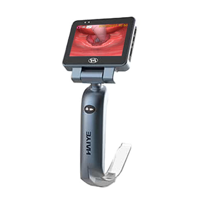 Laryngoscope วิดีโอทางการแพทย์ขนาด 3.0 นิ้วพร้อมใบมีดแบบใช้แล้วทิ้ง 5 ใบสำหรับการใส่ท่อช่วยหายใจลำบาก