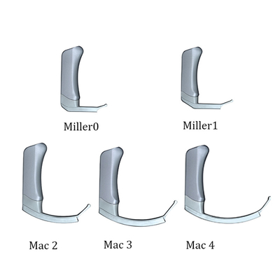 2022 Laryngoscope วิดีโอสแตนเลสแบบยืดหยุ่นที่นำกลับมาใช้ใหม่ได้พร้อมใบมีด 5 ใบ