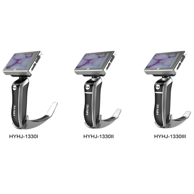แหล่งกำเนิดแสง LED กันน้ำใช้ครั้งเดียววิดีโอ Laryngoscope ชาร์จแบตเตอรี่ลิเธียม
