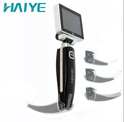 เอาต์พุตเครื่องชาร์จ 5V, 2000mA Laryngoscope วิดีโอสำหรับเด็กพร้อมใบมีดป้องกันหมอก