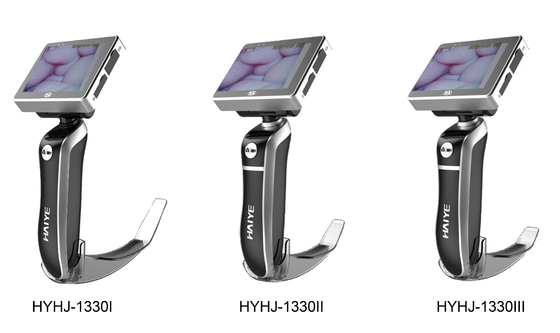 Laryngoscope วิดีโอไฟเบอร์ออปติกแบบใช้แล้วทิ้ง 32GB Endoscope อิเล็กทรอนิกส์ดมยาสลบ