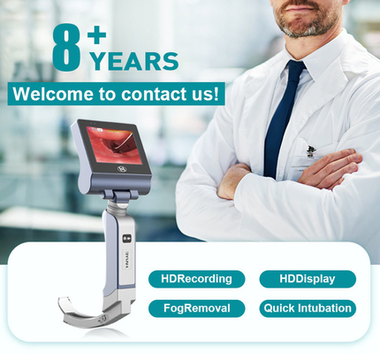 3 นิ้ว All In One Anti Fog นำกลับมาใช้ใหม่ Laryngoscope สำหรับ Airway Intubation