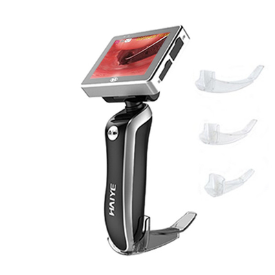 Laryngoscope วิดีโอทางการแพทย์แบบชาร์จได้พร้อมใบมีดที่ใช้แล้วทิ้ง