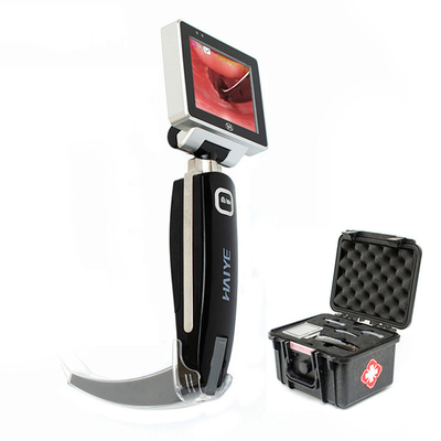 Laryngoscope วิดีโอใบมีดแบบใช้แล้วทิ้ง 3 นิ้วหน้าจอความละเอียดสูง 2 ล้านพิกเซล
