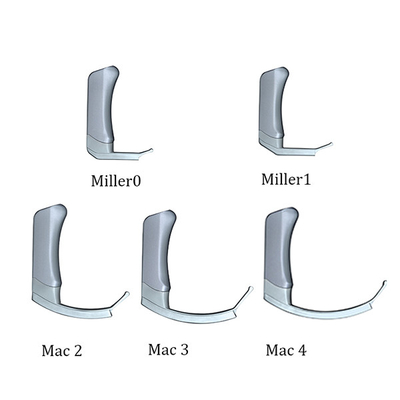 5 Mac Miller Blades Medical Digital Video Laryngoscope พร้อมด้ามจับตามหลักสรีรศาสตร์