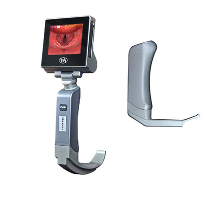 Laryngoscope วิดีโอแข็งที่โดดเด่นพร้อมจอแสดงผลสีทรานซิสเตอร์ฟิล์มบาง 3 นิ้ว