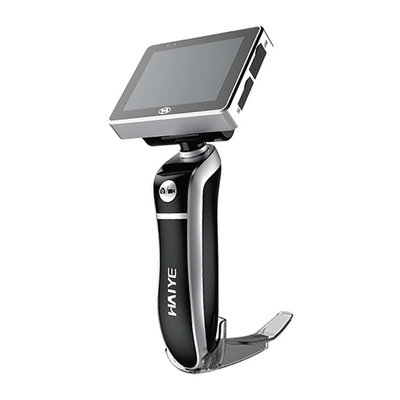 3 &quot;หน้าจอใส่ท่อช่วยหายใจวิดีโอทางการแพทย์ Laryngoscope พร้อมใบมีดที่ใช้แล้วทิ้ง