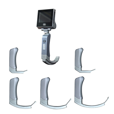 Laryngoscope วิดีโอแบบพกพาแบบใช้ซ้ำได้ 2 ล้านพิกเซลอุปกรณ์ปฐมพยาบาล