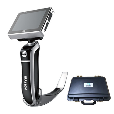 3 นิ้วหน้าจอ Anesthesia Video Laryngoscope พร้อมใบมีดที่ใช้แล้วทิ้ง