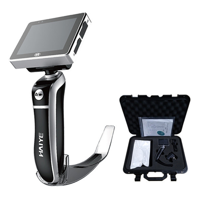 3 นิ้วหน้าจอ Anesthesia Video Laryngoscope พร้อมใบมีดที่ใช้แล้วทิ้ง