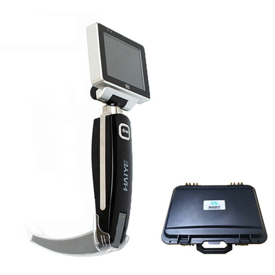 Laryngoscope วิดีโอการดมยาสลบทางการแพทย์ 2 ล้านพิกเซลพร้อมใบมีดแบบใช้แล้วทิ้ง 3 ใบ