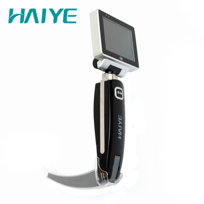 เครื่องตรวจ Laryngoscope ภาพขนาด 3.0 นิ้วที่จัดการได้สำหรับ ICU Emergency Clinical Airway Intubtion