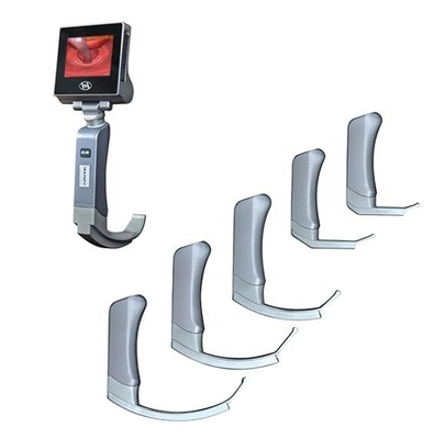 แบบพกพา CMOS 3.5 นิ้ว LCD Laryngoscope วิดีโอนำมาใช้ใหม่สำหรับการใส่ท่อช่วยหายใจ