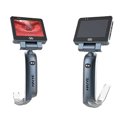 3 &quot;HD LCD หน้าจอแสดงผล Video Laryngoscope 5 + 3 ใบมีด Laryngoscopes แบบใช้แล้วทิ้ง