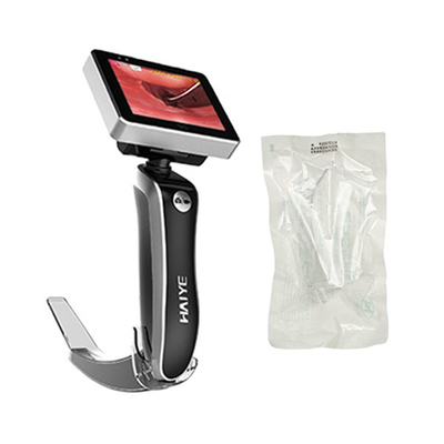 2022 กล้องวิดีโอ Laryngoscope แบบชาร์จไฟได้ 2 ล้านพิกเซลพร้อมใบมีดแบบใช้แล้วทิ้ง 3 ชิ้น
