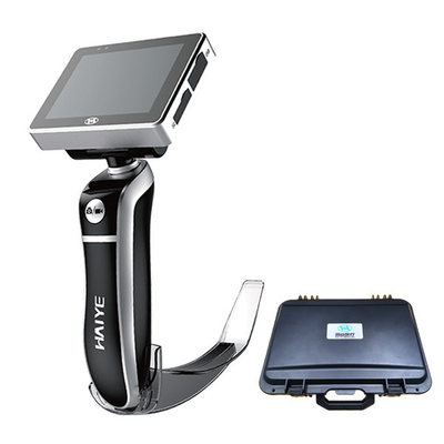 2022 กล้องวิดีโอ Laryngoscope แบบชาร์จไฟได้ 2 ล้านพิกเซลพร้อมใบมีดแบบใช้แล้วทิ้ง 3 ชิ้น