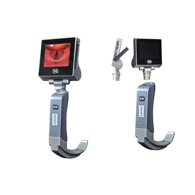 Laryngoscope วิดีโอแข็งที่โดดเด่นพร้อมจอแสดงผลสีทรานซิสเตอร์ฟิล์มบาง 3 นิ้ว