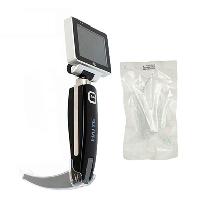 3 นิ้วทิ้งใบมีดวิดีโอ Laryngoscope การใส่ท่อช่วยหายใจทางการแพทย์