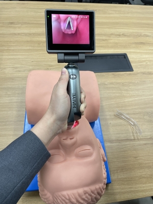 ระบบกล้อง HD Laryngoscope Blade Video Laryngoscope กล้องส่องกล้องผ่าตัด 3.0 นิ้วหน้าจอสัมผัส