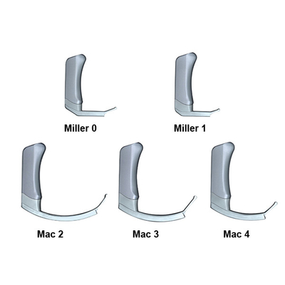 Laryngoscope วิดีโอแบบใช้ซ้ำได้ขนาด 3 นิ้ว 2 ล้านพิกเซลแบบพกพาสำหรับการใส่ท่อช่วยหายใจที่ยากลำบาก