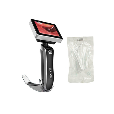 Laryngoscope วิดีโอทางการแพทย์ 2 ล้านพิกเซลทั้งหมดในหนึ่งเดียวพร้อมใบมีดแบบใช้แล้วทิ้ง CE