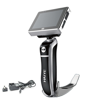เครื่องดมยาสลบหน้าจอขนาด 3 นิ้วที่ผ่านการรับรอง CE แบบ All-in-one Video Laryngoscope พร้อมใบมีดแบบใช้แล้วทิ้ง