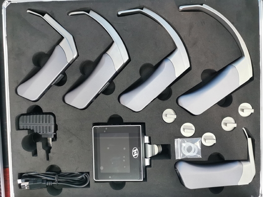 หลอดลม Cannula ความสว่าง&gt; 3000lux Portable Glidescope Video Laryngoscope