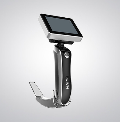 แหล่งกำเนิดแสง LED กันน้ำใช้ครั้งเดียววิดีโอ Laryngoscope ชาร์จแบตเตอรี่ลิเธียม