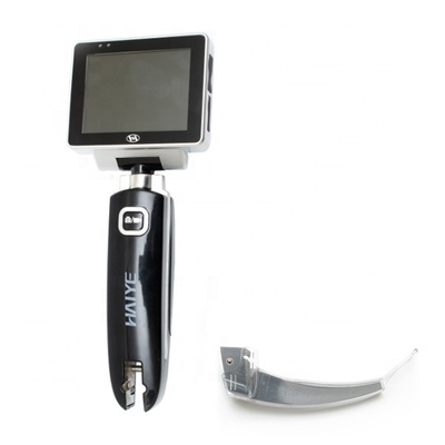 HYHJ 1320 พลาสติกไฟเบอร์ออปติกวิดีโอ Laryngoscope พร้อมใบมีดแบบใช้แล้วทิ้ง