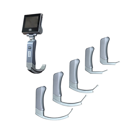 Laryngoscope วิดีโอสแตนเลสหน้าจอความละเอียดสูง 3 นิ้ว 2 ล้านพิกเซล