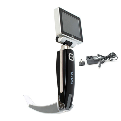 Laryngoscope วิดีโอทางการแพทย์แบบพกพาการดมยาสลบ Endoscope อิเล็กทรอนิกส์ใบมีดแบบใช้แล้วทิ้ง