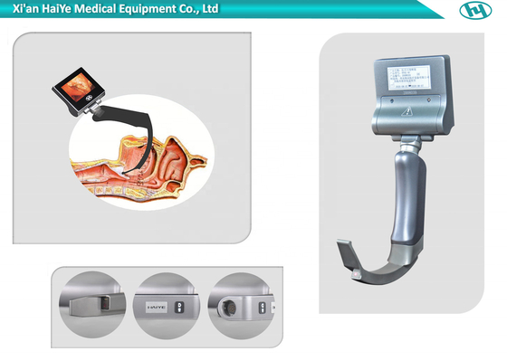 รถพยาบาล ENT Laryngoscope วิดีโอการดมยาสลบด้วยใบมีดที่ยากลำบาก