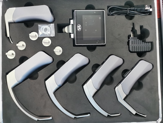 5 ขนาดใบมีดนำมาใช้ใหม่วิดีโอ Laryngoscope CE FDA ทิ้ง