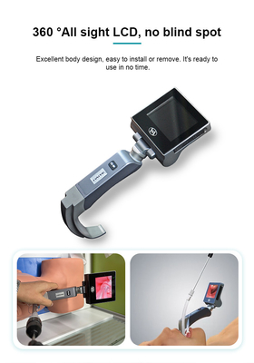ICU NICU CCU Electronic Intubation Video Laryngoscope แบบชาร์จไฟได้