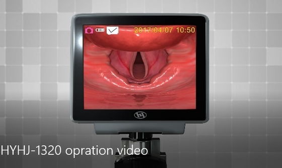 การ์ด SD 32 GB วิดีโอ Laryngoscope มือถือความละเอียด 1200 * 1600px Endoscope การดมยาสลบ