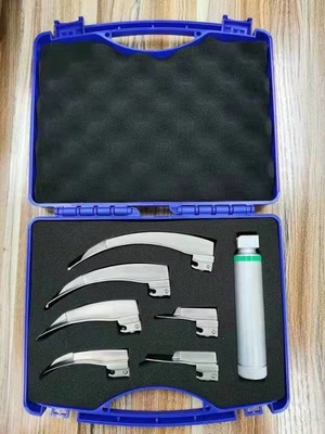 Laryngoscope วิดีโอดิจิตอลแบบใช้ซ้ำได้สแตนเลส 225g